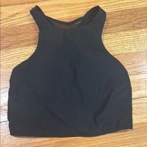 Black racerback Women's sport bra